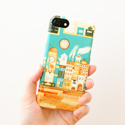 iPhone case “Coffee town” &lt;&lt;Glossy&gt;&gt; 智能手機硬殼 第5張的照片