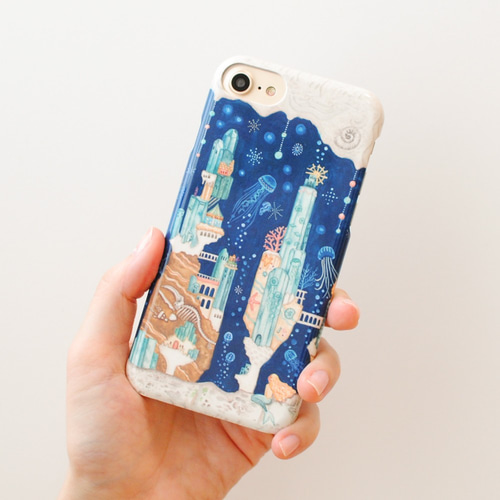 海の日セール【完成作品】 海 海辺のiPhone 6/6S ケース ハンドメイド  