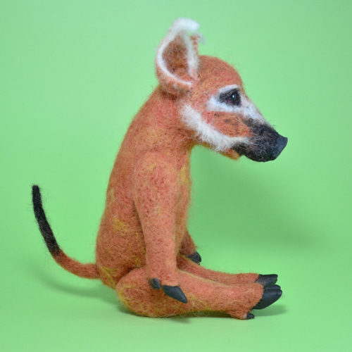 アカカワイノシシ＊猪 羊毛フェルト paLisa 通販 11950041