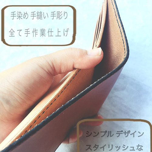 シーサー彫りの二つ折り財布 その他ミニ財布・コンパクト財布