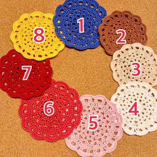 ☆・*♬レース編みドイリーNo.handmade.*☆♬