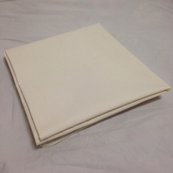 枕カバー キナリ 綿100% ベージュ 無添加無加工無染色 43×100cm枕用 2枚目の画像
