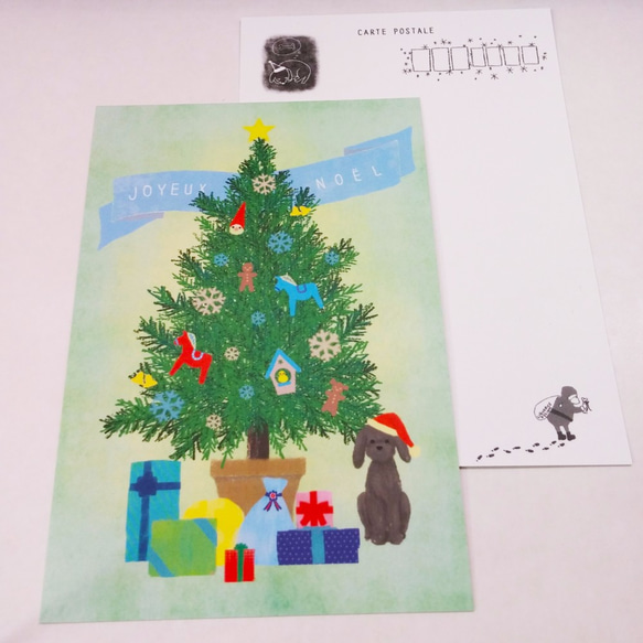 クリスマス＊ポストカード　３枚組 1枚目の画像