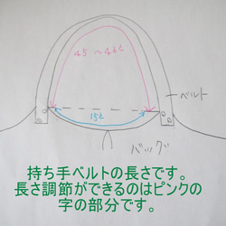 すっきり大人グラニー　北欧風＊花と文字とetc.のパッチワーク風グラニーショルダーバッグ《受注生産》 8枚目の画像