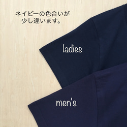 ☆送料無料☆定番Ｔシャツ「単位!」ネイビー 4枚目の画像