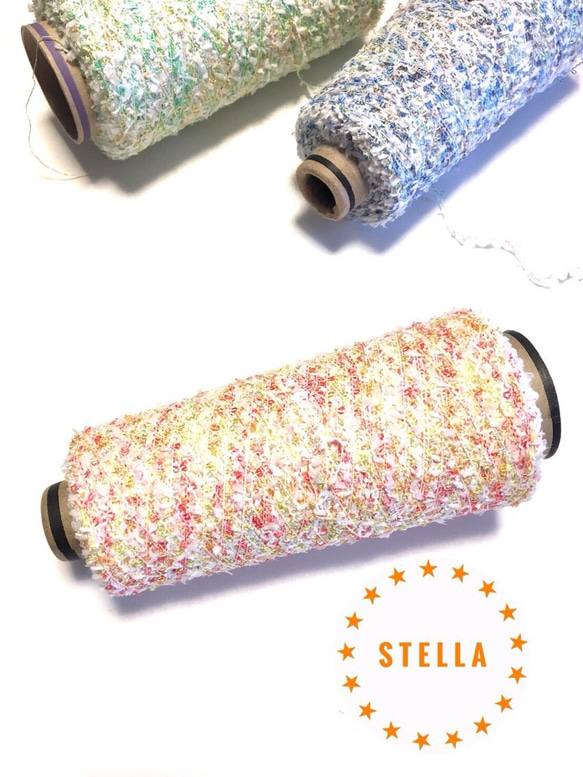 ★STELLA★ マルチカラーリボン ★ボレリアス★ 10g＝40m 250円より 2枚目の画像