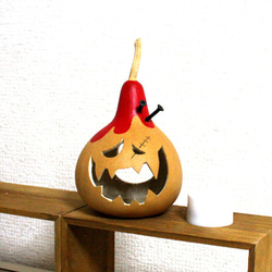 A）Halloween血のりお化け　電池式ミニランプ 1枚目の画像