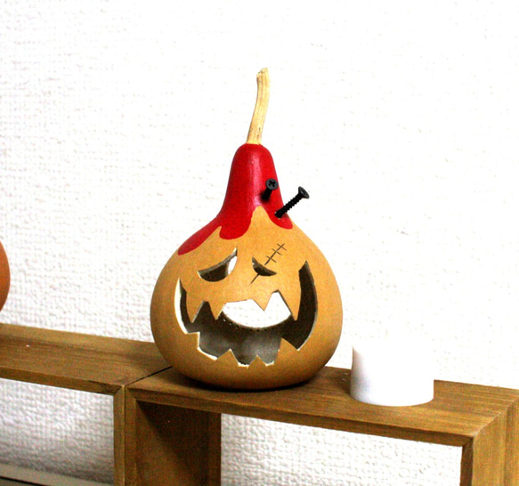 A）Halloween血のりお化け　電池式ミニランプ 1枚目の画像