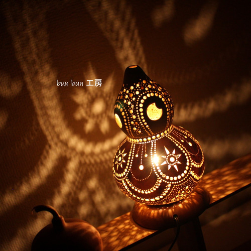ひょうたんランプ-小さな太陽 小さな月 スタンドライト・テーブル