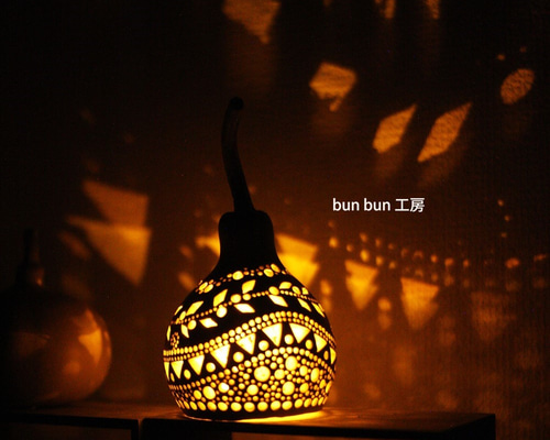 ひょうたんランプ--Sサイズ スタンドライト・テーブルランプ