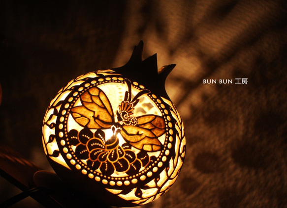 ひょうたんランプ--花の妖精王 3枚目の画像