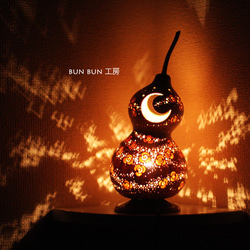ひょうたんランプ--月夜の花吹雪 4枚目の画像