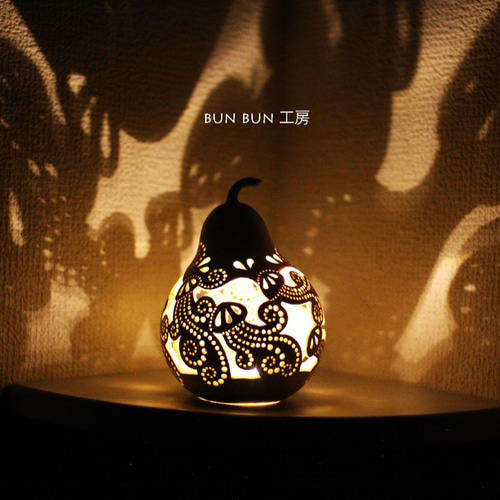 LED電池式 クラゲさん ミニひょうたんランプ スタンドライト・テーブル