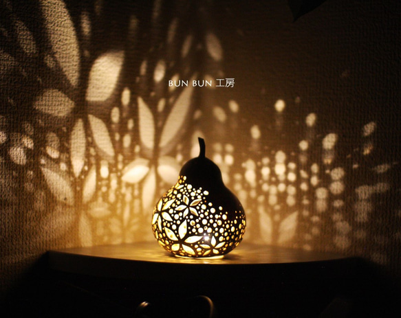 LED電池式 ミニひょうたんランプ スタンドライト・テーブル