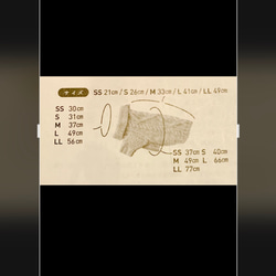ワンちゃんアラン模様のプルオーバー アイボリー Lサイズ 4枚目の画像