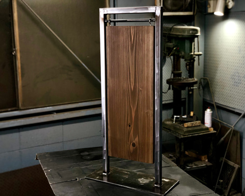 梅澤家具製作所　インダストリアル 棚 梅澤家具製作所 インダストリアル 看板 その他インテリア雑貨 梅澤家具