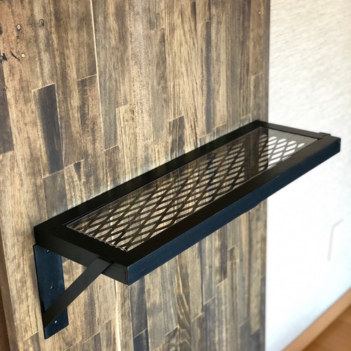 梅澤家具製作所 ウォールシェルフ アイアン家具 インダストリアル 本棚