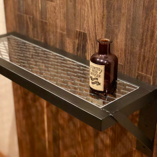 梅澤家具製作所 ウォールシェルフ アイアン家具 インダストリアル 本棚