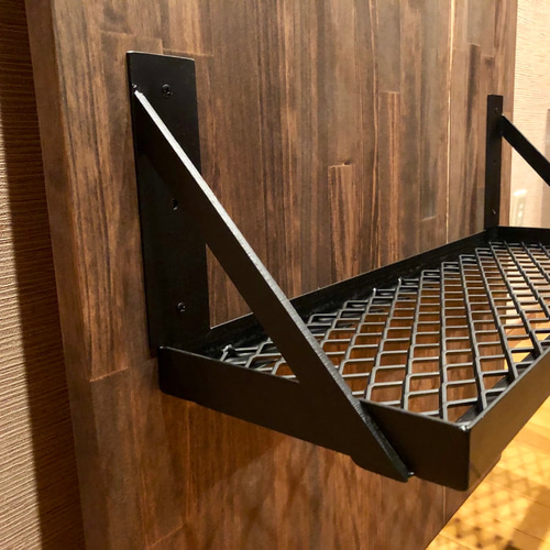 梅澤家具製作所 ウォールシェルフ アイアン家具 インダストリアル 本棚