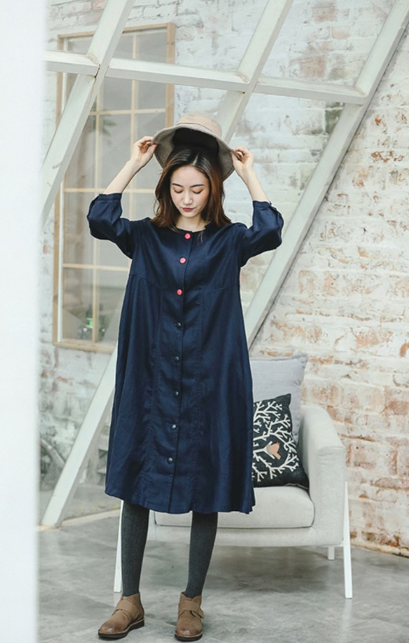 ネイビーのワンピース サイズ1 ARTS&SCIENCE(アーツアンドサイエンス  