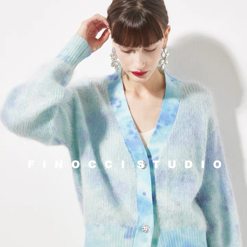 【美品】IENA✨Vネック カーディガン グレー ウール100 長袖 フリー 美品】IENA✨Vネック カーディガン グレー ウール100 長袖 フリー 美品