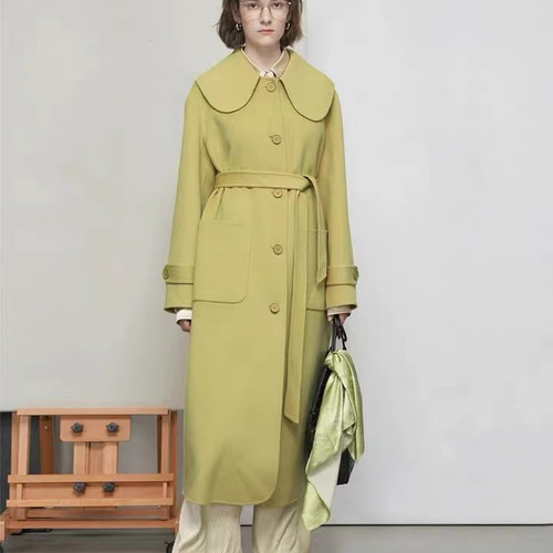 yori ウールモヘアシャギージャケット フリーサイズ イエロー yori