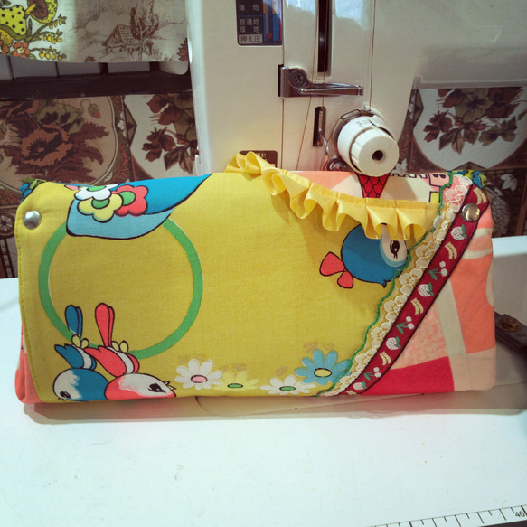 ✼ ピッグ様専用 ✽  たっぷり収納★クマのレトロ長財布 4枚目の画像