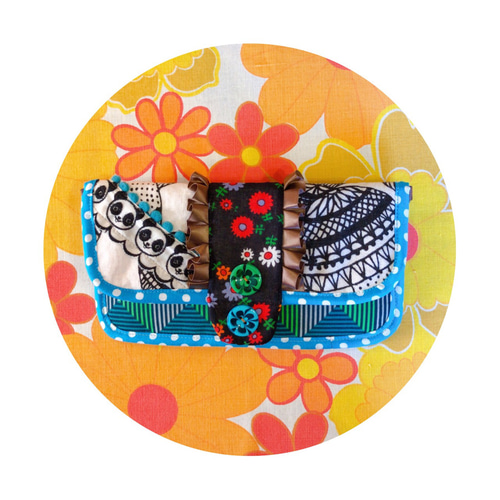 レトロポップ☆長財布 【ブラック】 長財布 decora-depart 通販