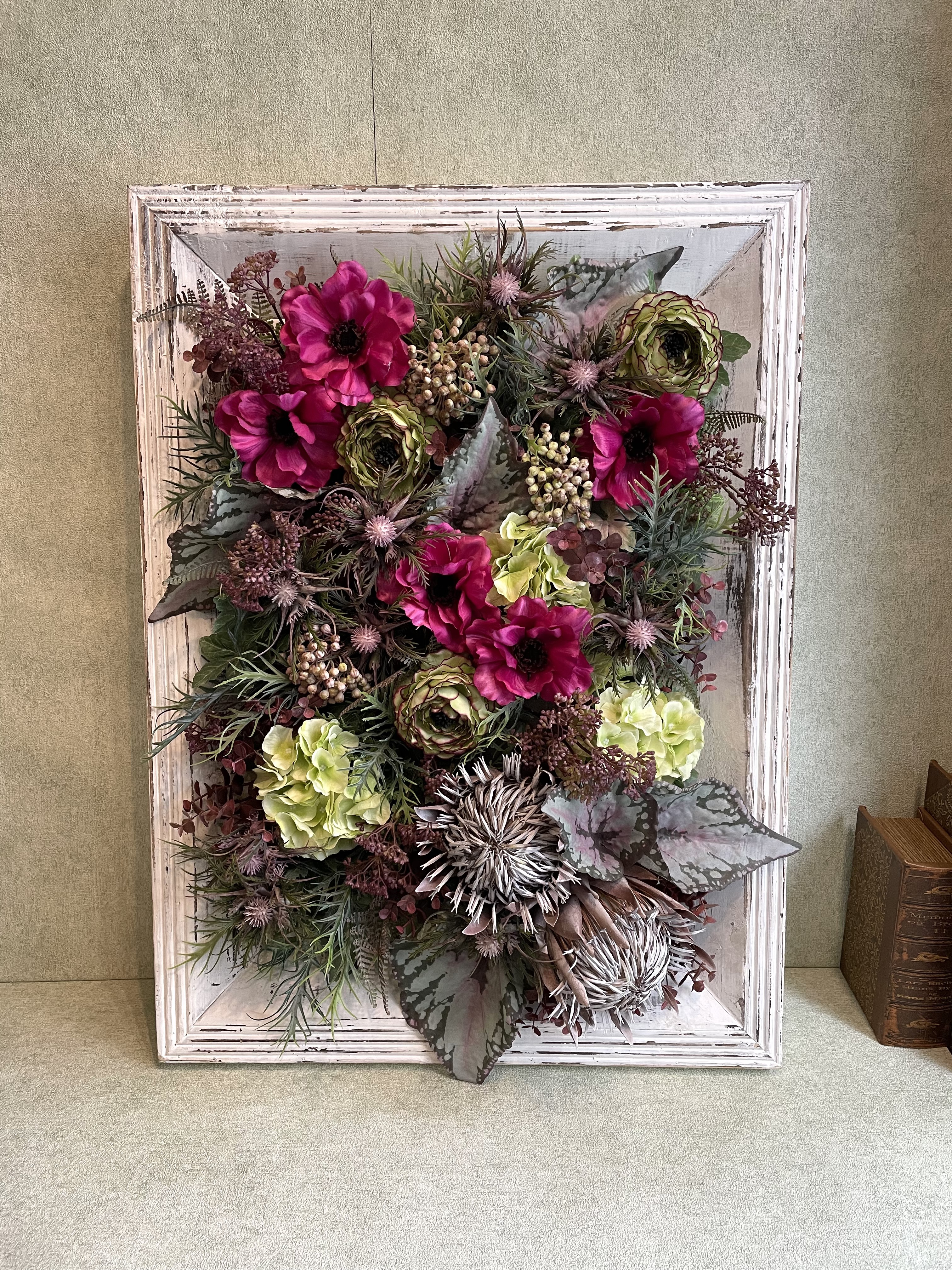 壁掛け アクリルフラワーアート