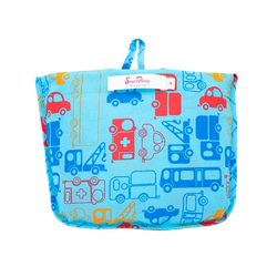 車車總動員淺藍色兒童雨衣 · KIDS RAINCOAT (好多汽車) 第2張的照片