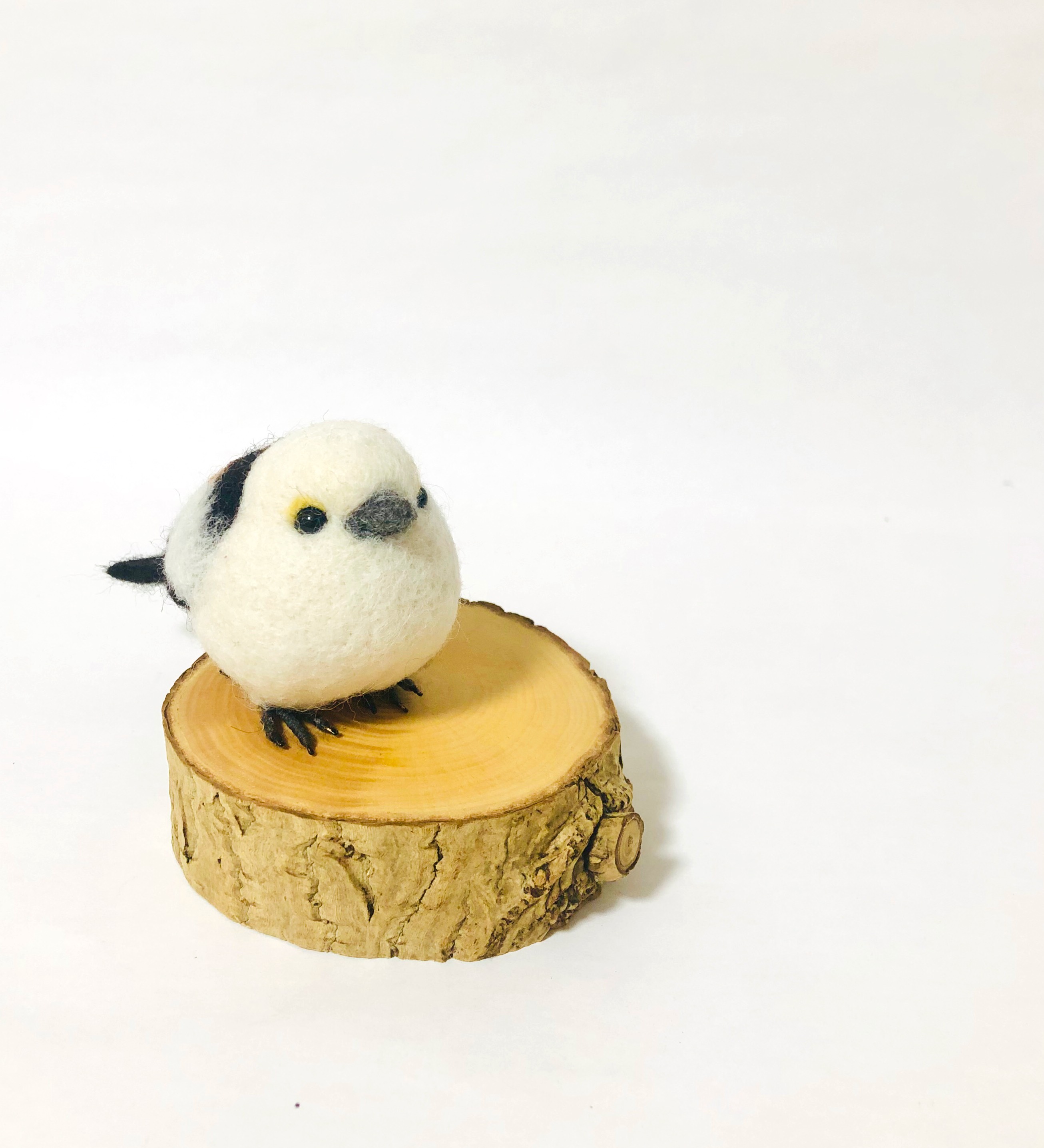 シマエナガ 羊毛フェルト