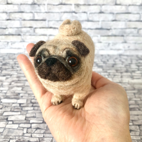 Making a Pug with Needle Felting - YouTube