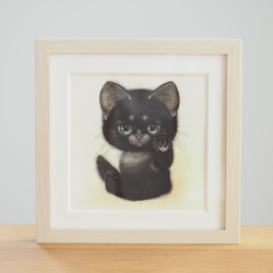 黒猫の招き猫 「 期待しないで 」 1枚目の画像