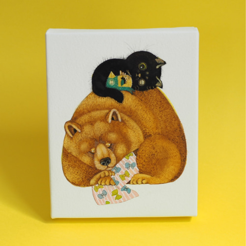 イラスト　原画　貴公子然とした表情　 「気品ある黒猫」 イラスト 原画 貴公子然とした表情 「気品ある黒猫」