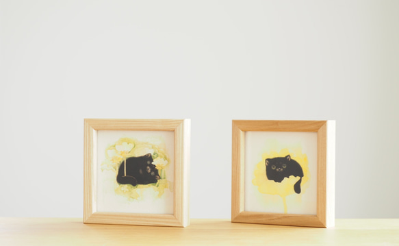 黒猫と花と「ヌクヌク」×「ポカポカ」 3枚目の画像