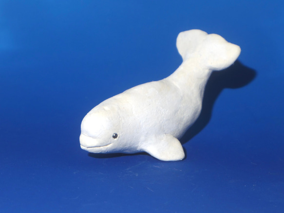 卓上　ころっとかわいくベルーガ 1枚目の画像