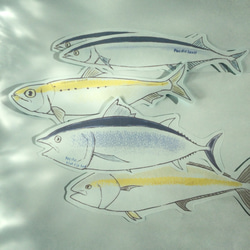 魚のメッセージカード<海の恵み> 2枚目の画像