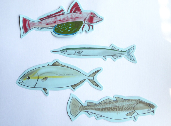 魚のメッセージカード<海の恵み2 > 3枚目の画像
