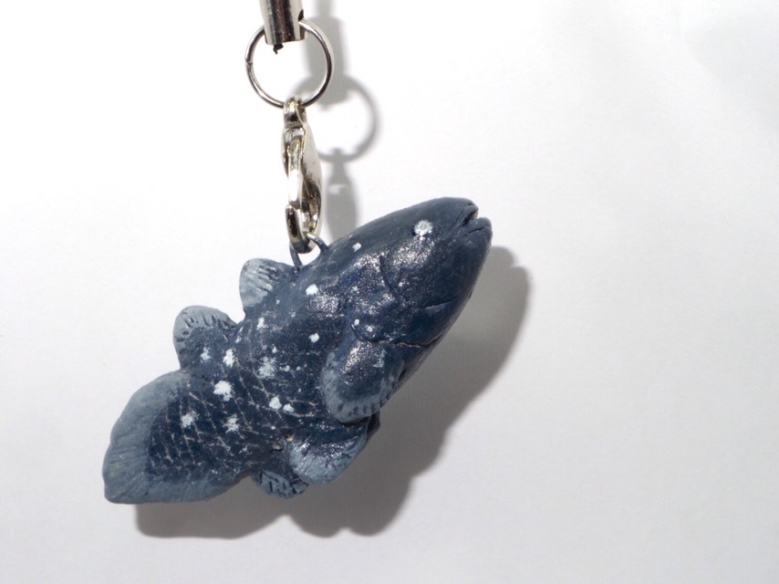 シーラカンス 海洋堂 キーホルダー ストラップ 昭和レトロ