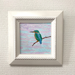 日本画/原画《カワセミ》翡翠 絵画 Blancheur art 通販 12208603