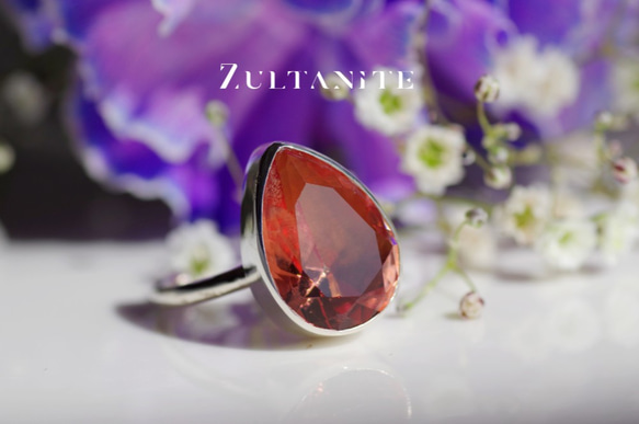 New『ズルタナイト』の世界でひとつの天然石リング silver925