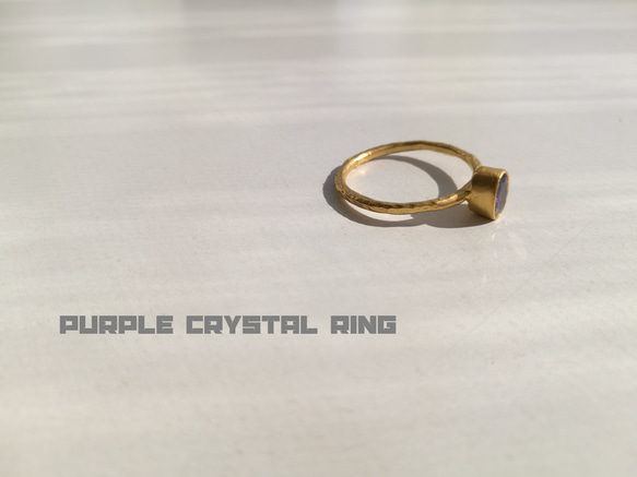 『Purple Crystal Ring』 2枚目の画像