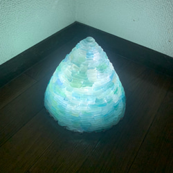シーグラス　ランプ　ブルー系 1枚目の画像