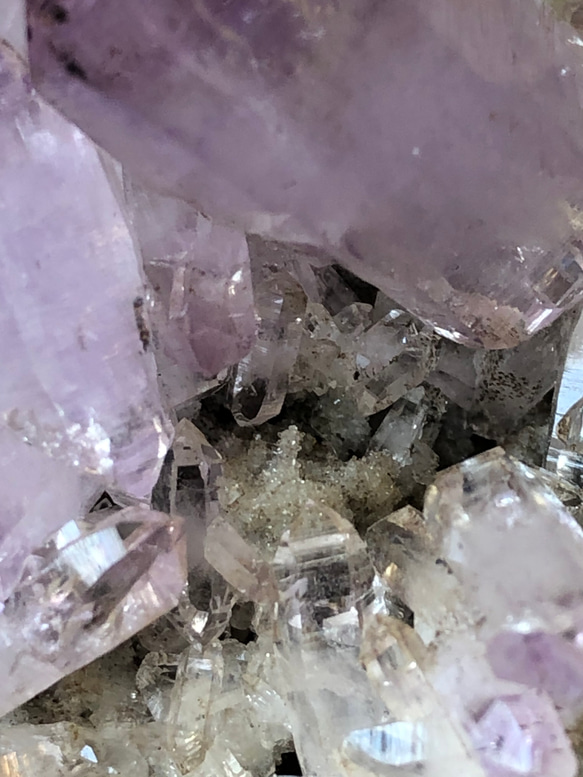 原石　天然石　鉱物　水晶　ベラクルスアメジストクラスター 4枚目の画像