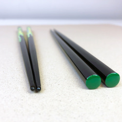 DIY漆器筷子研磨體驗組 (黃綠色/一生一筷) 第2張的照片