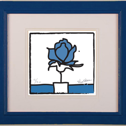 POP薔薇Ⅱ－RED・Square－L 版画 BlueStone 通販 4516217