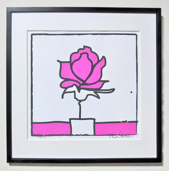 POP薔薇Ⅱ－PINK・Square－L 1枚目の画像