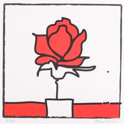 POP薔薇Ⅱ－RED・Square－L 2枚目の画像