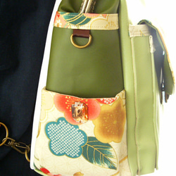 3WAY撫子成人袋全套日本模式坦馬里明亮的綠色 第8張的照片