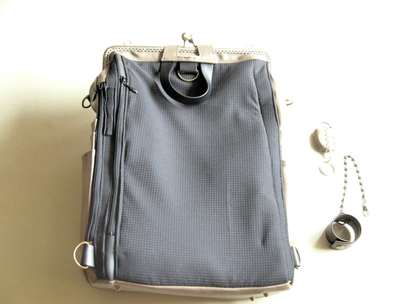 G-IDENTITY PC袖A4兼容帥氣背包[僅帶手套套] Cafe Brown 第4張的照片